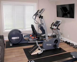 Precor EFX 576i Elliptical, Precor 846i Recumbent Bike