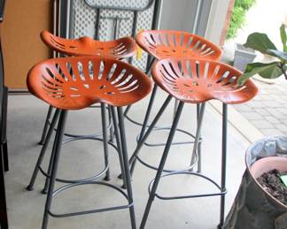 4 Tractor Seat Stools