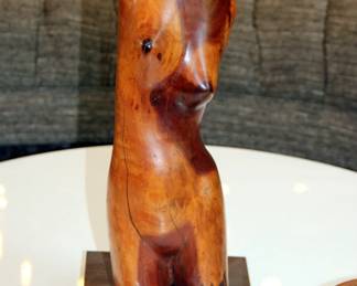 World Renown Dayton Artist Virginia Krause Hess “Dancing Eve” Wooden Sculpture