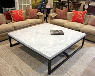Extraordinary Marble Top Coffee Table