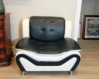 Black & White Contemporary Chair