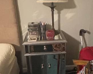 Pier Hayworth Mirrored Nightstand
