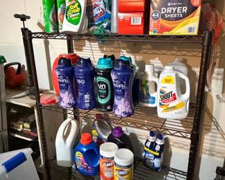 Assorted Household Cleaning Supplies