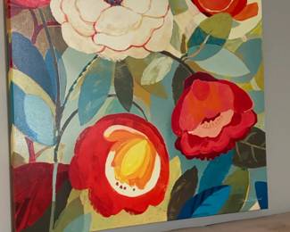 Floral Still Life Canvas Print by Kim Parker