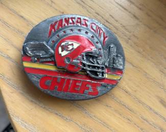 Vintage chiefs belt buckle