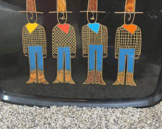 Cowboy Couroc tray