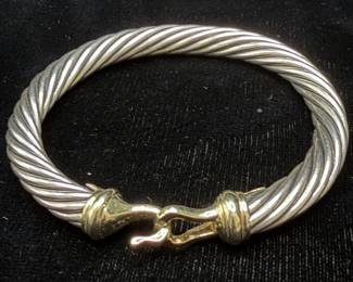 David Yurman, Sterling & 14K Gold