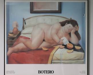 Fernando Botero Exhibition Poster