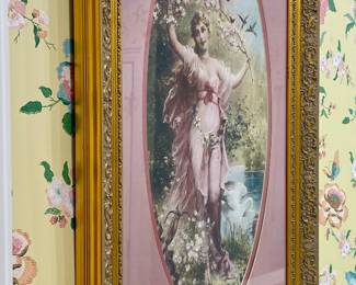 Angel framed print $60