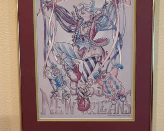 New Orleans Mardi Gras Poster by Frolich