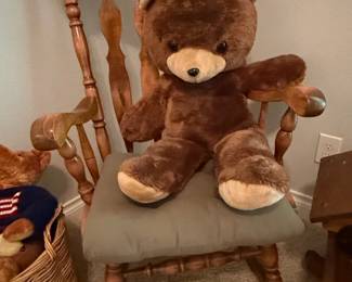 Vintage WindsorStyle Childs Rocking Chair