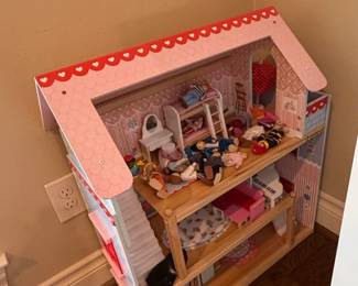 KidKraft Chelsea Doll Cottage Wooden Dollhouse