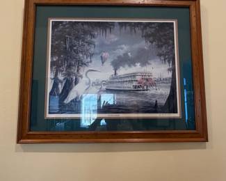 John Hussey Southern Jubilee Delta Queen Print