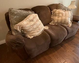 Microfiber Reclining Sofa