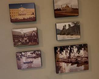Collection of Six International Scene Canvas Prints