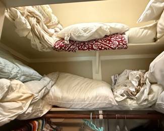 Assorted Household Linens and Bedding