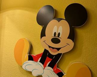 Mickey Mouse Wooden Wall Plaque