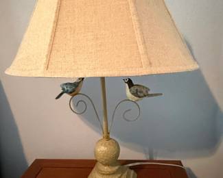 Two Birds on a Branch Accent Lamp