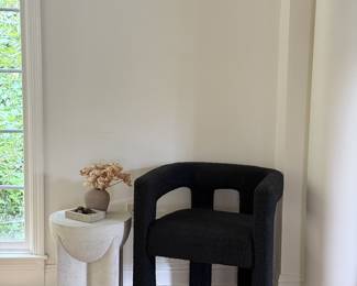 chair and table