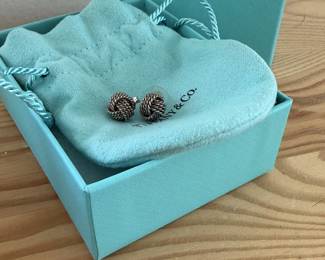 Tiffany silver earrings