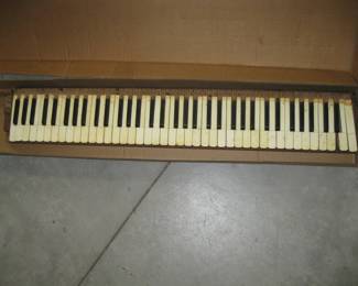 Lot 316. Keyboard from an old piano