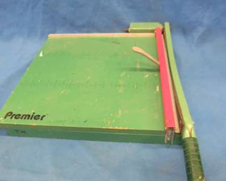 Lot 70. Premier paper cutter. Works great.
