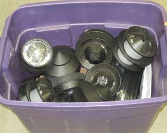Lot 273. New, unused set of Toro yard lights. Includes tote.