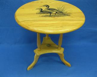 Lot 190. Ducks Unlimited occasional table