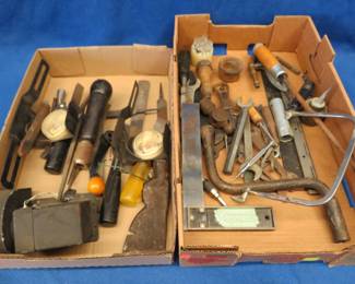 Lot 137. Old files, wrenches and more