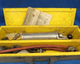 Lot 214. Water Ram in a wooden box