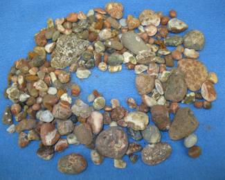 Lot 466. Rocks, pebbles, and wanna-be be agates from the North Shore