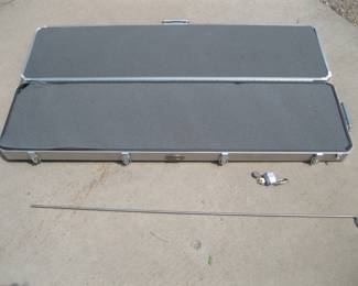 Lot 222. Cabela's locking aluminum gun case with wheels. Meets airline shipping airline requirements.