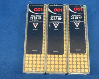 Lot 289. 300 CCI 22LR rounds