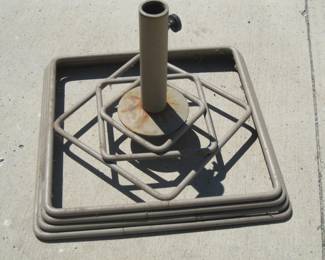 Lot 429. Patio umbrella stand