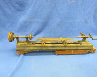 Lot 231. "The Companion" wood lathe with no motor