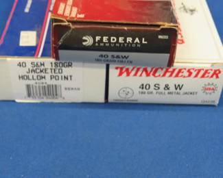 Lot 284. 105 mixed 40 S&W rounds