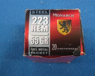 Lot 96. 20 Monarch 223 Rem. rounds