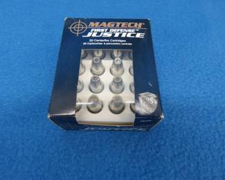 Lot 91. 20 Magtech 9mm+P rounds