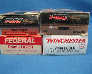 Lot 99. 200 mixed 9mm rounds