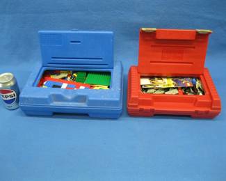 Lot 398. Two Lego boxes with Legos.