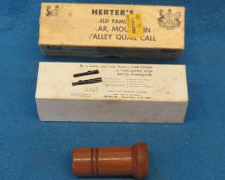 Lot 37. Herter's World Famous Chukar, Mountain and Valley Quail Call. Works
