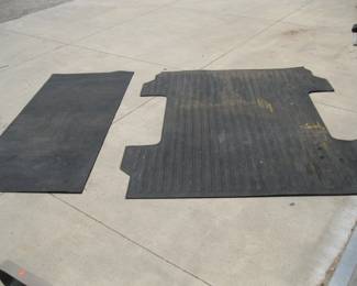Lot 438. Two pickup truck bed liners. 78 1/2" x 50 1/2' and 78 1/2" x 36 1/2".