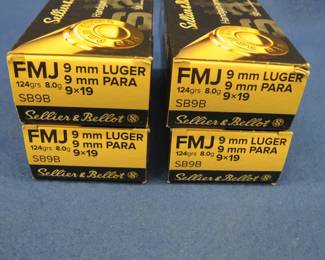 Lot 281. 200 Sellier & Bellot 9mm rounds