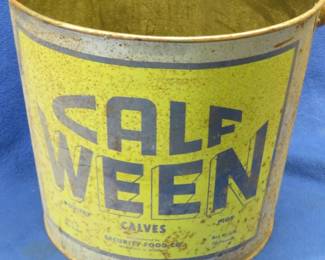 Lot 341. Vintage Calf Ween bucket