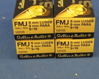 Lot 287. 200 Sellier & Bellot 9mm rounds