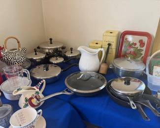 REVERE POTS AND PANS AND MORE KITCHENWARE