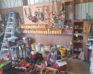 TOOLS, AIR COMPRESSOR, PRESSURE WASHER AND MORE