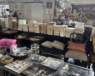 costume jewelry , brooches , necklaces
