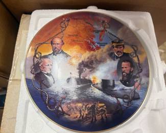 civil war / and confederate plates