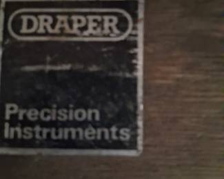 This is the plate on the brand new surveying set, that was never used.